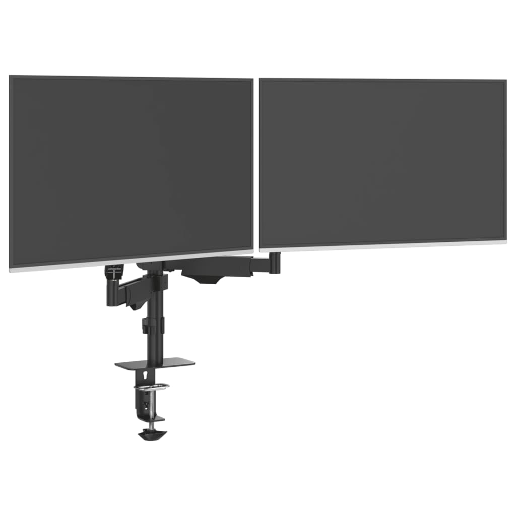 Braço para monitor duplo ecrã de 27" máx. VESA 75/100 mm 20 kg