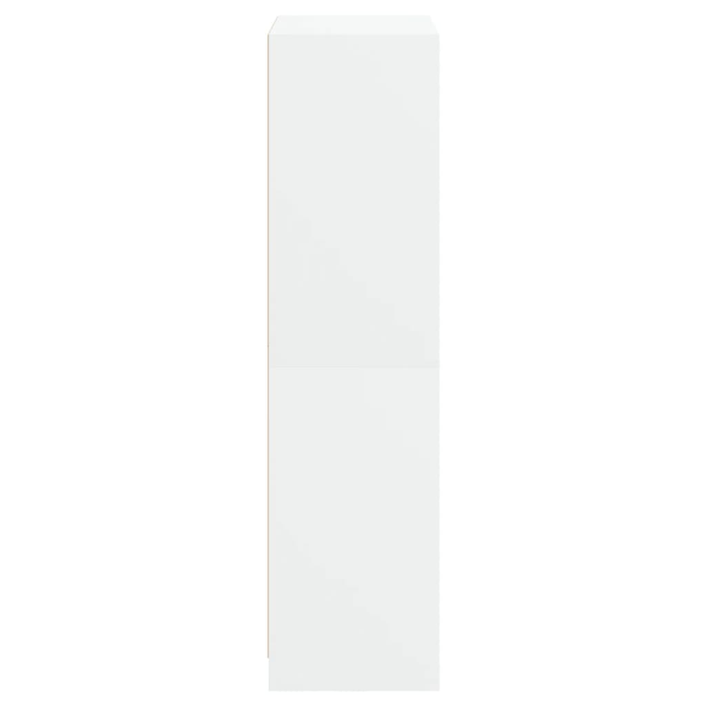 Armário alto c/ portas 68x37x142 cm derivados de madeira branco