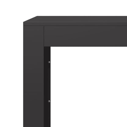 Suporte para lenha 100x40x100 cm aço preto