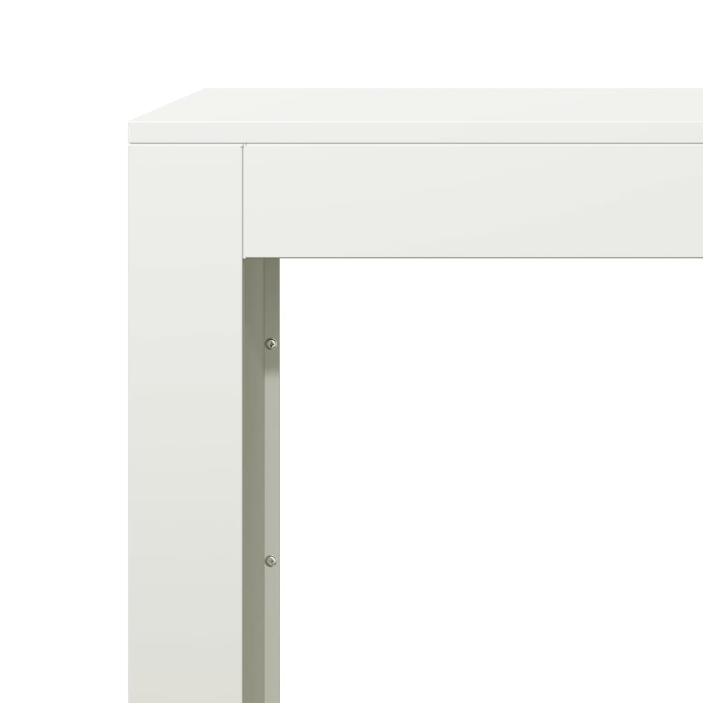 Suporte para lenha 100x40x100 cm aço branco