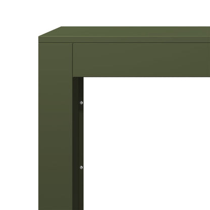 Suporte para lenha 100x40x100 cm aço verde