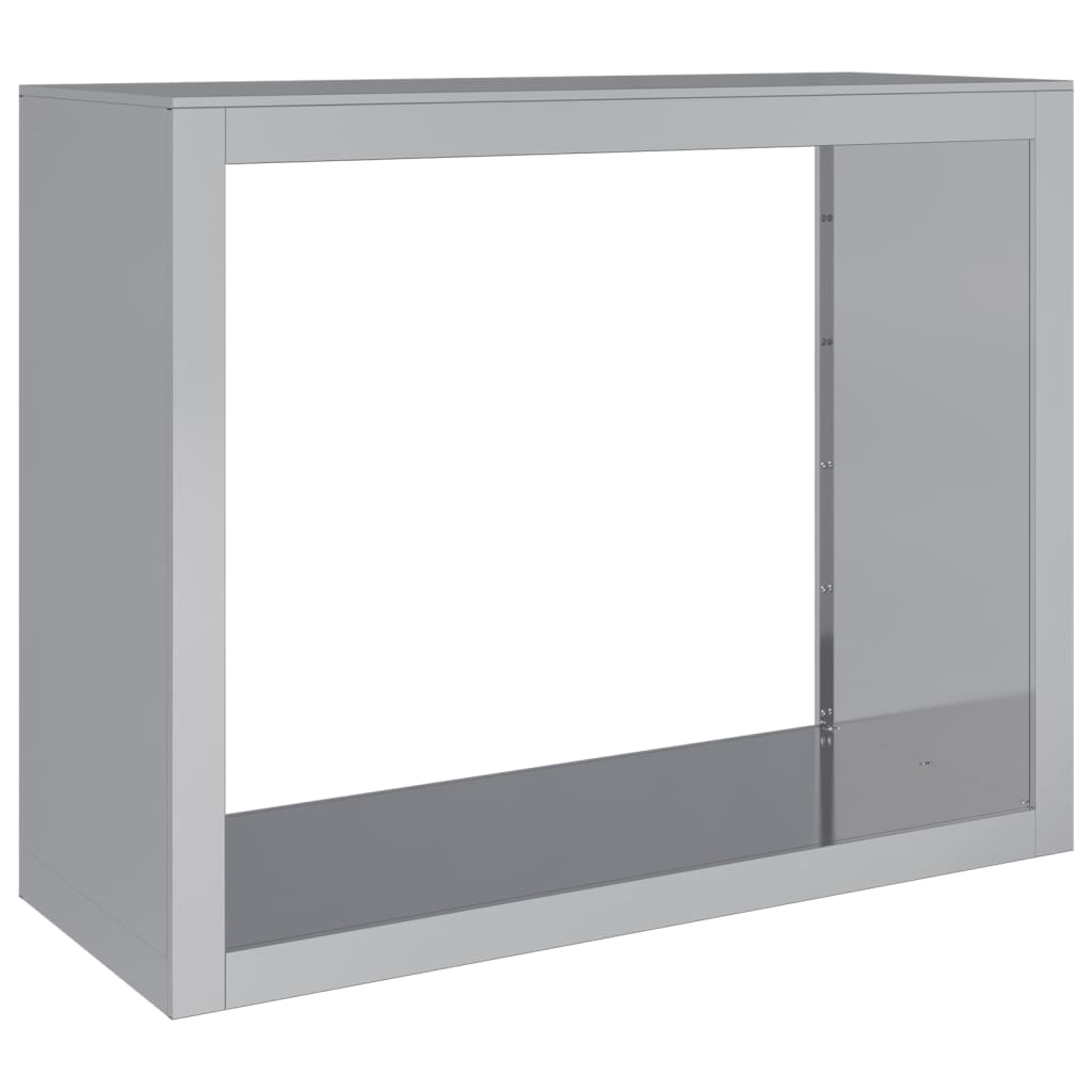 Suporte para lenha 100x40x80 cm aço galvanizado