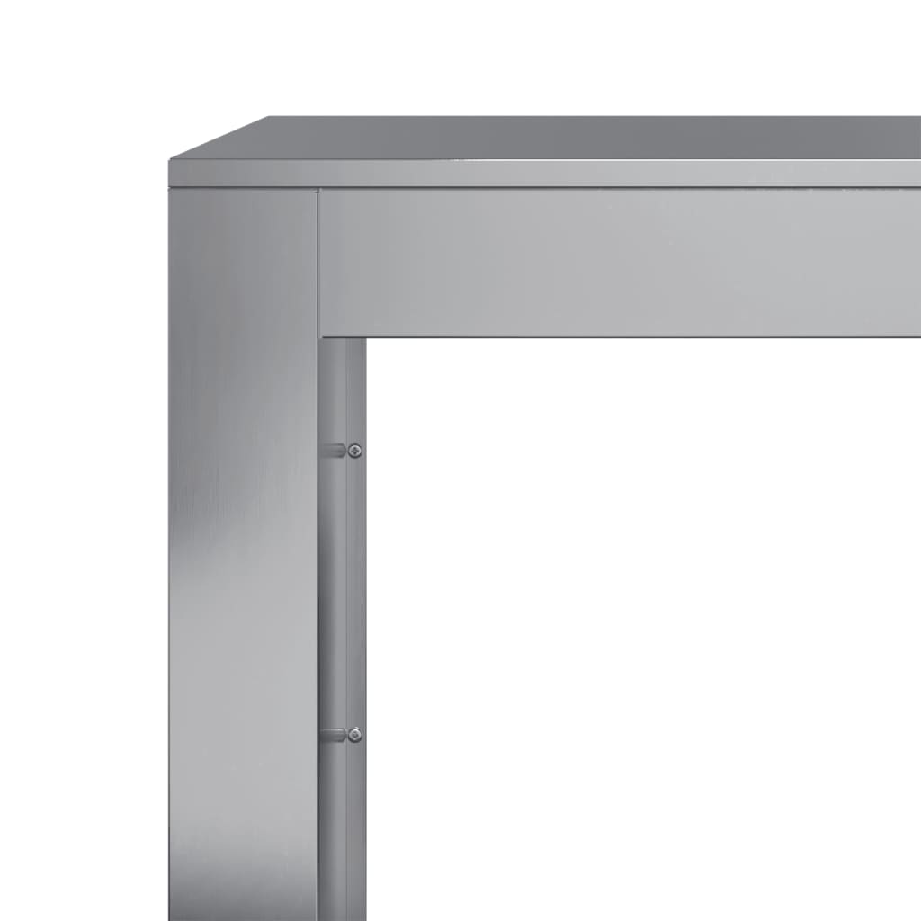 Suporte para lenha 100x40x80 cm aço galvanizado