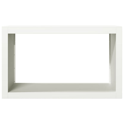 Suporte para lenha 100x40x60 cm aço branco