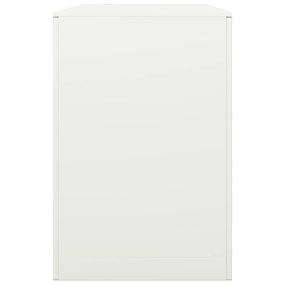 Suporte para lenha 100x40x60 cm aço branco