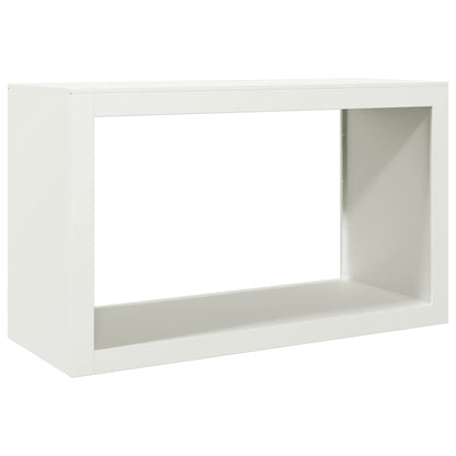 Suporte para lenha 100x40x60 cm aço branco