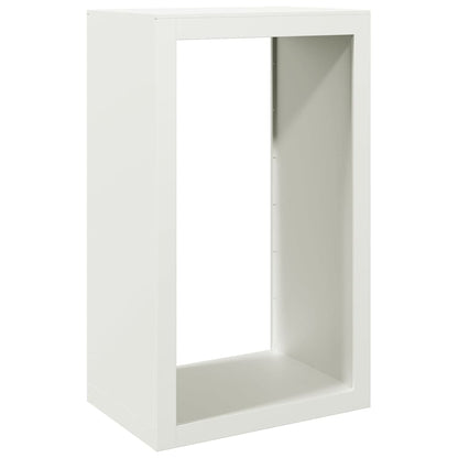 Suporte para lenha 60x40x100 cm aço branco