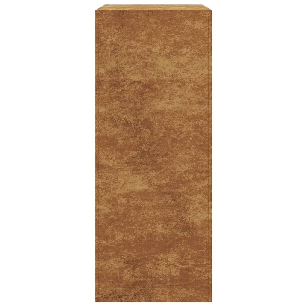 Suporte para lenha 60x40x100 cm aço corten