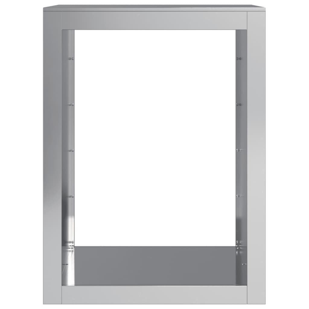 Suporte para lenha 60x40x80 cm aço galvanizado