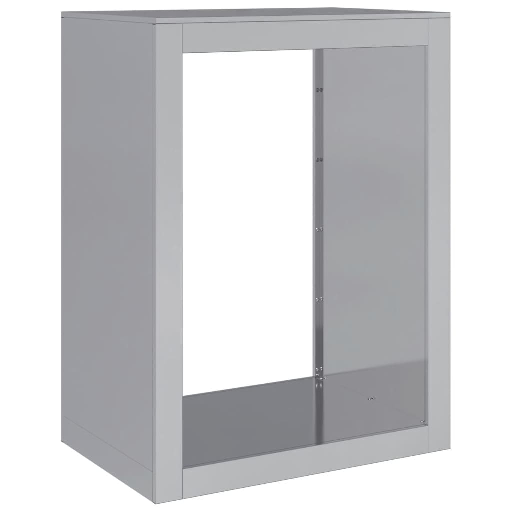 Suporte para lenha 60x40x80 cm aço galvanizado