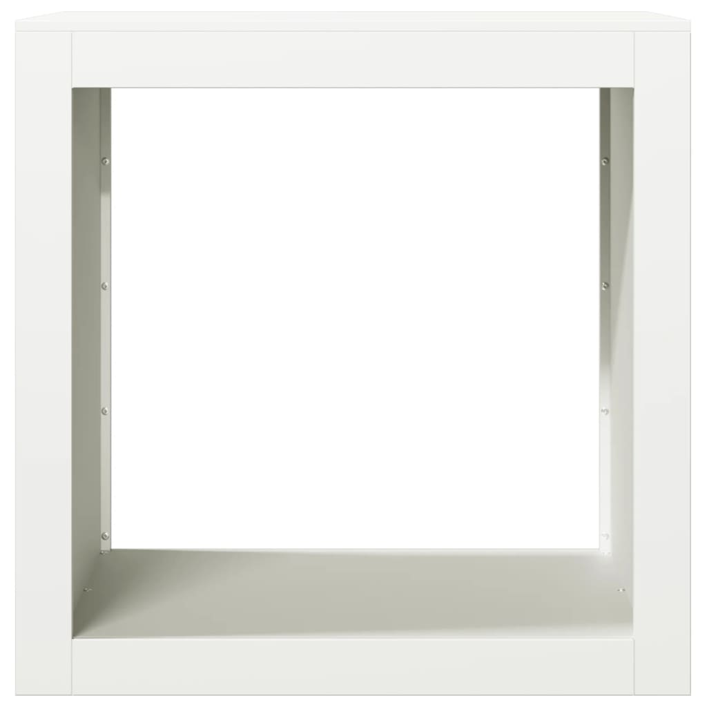 Suporte para lenha 60x40x60 cm aço branco