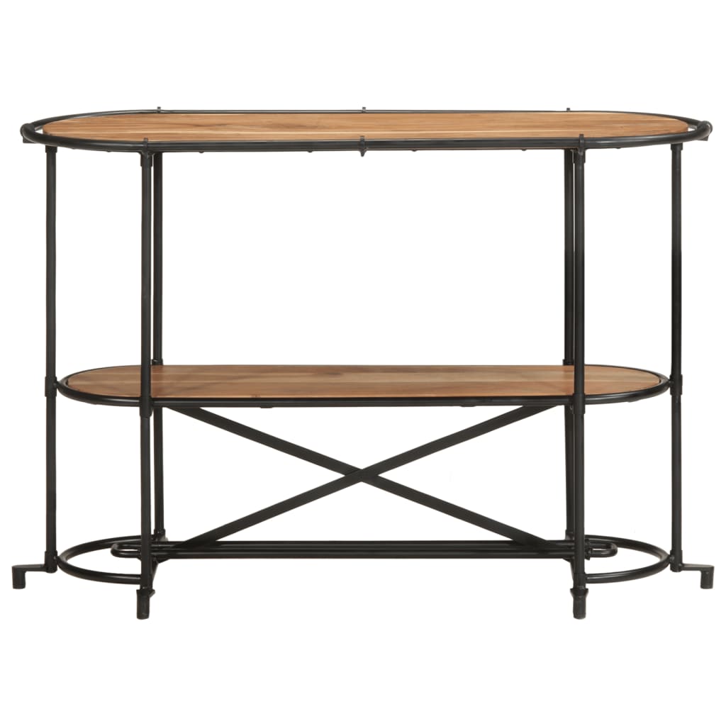 Mesa consola 110x42x76 cm madeira de acácia maciça