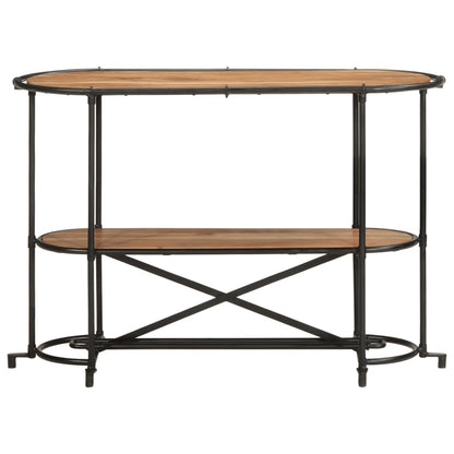 Mesa consola 110x42x76 cm madeira de acácia maciça