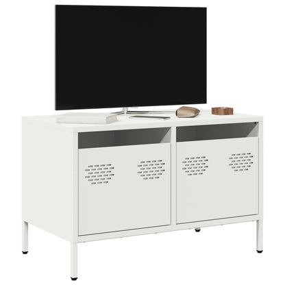 Móvel de TV 68x39x43,5 cm aço laminado a frio branco