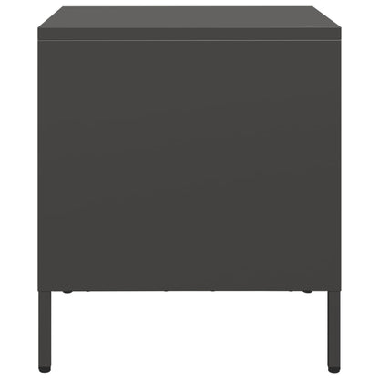 Mesa de cabeceira 35x39x43,5 cm aço preto