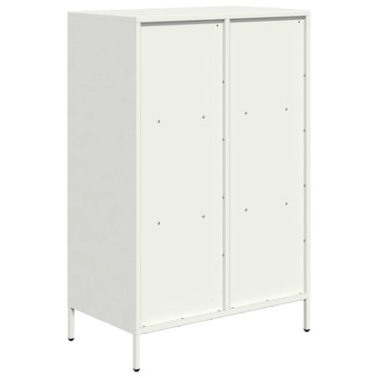 Móvel alto 68x39x103,5 cm aço branco