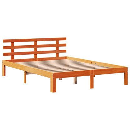 Estrutura cama c/ gavetas 120x190 cm pinho maciço castanho-mel