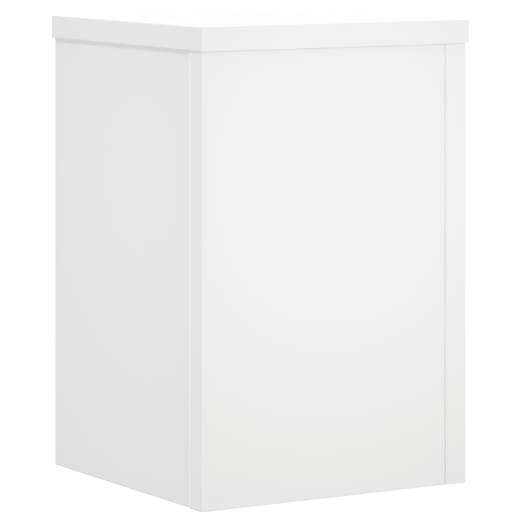 Suportes p/ plantas 2 pcs 20x20x30 cm derivados madeira branco