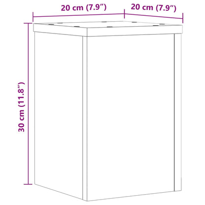 Suportes p/ plantas 2 pcs 20x20x30 cm derivados de madeira