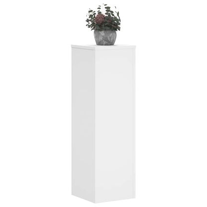 Suportes p/ plantas 2 pcs 25x25x80 cm derivados madeira branco