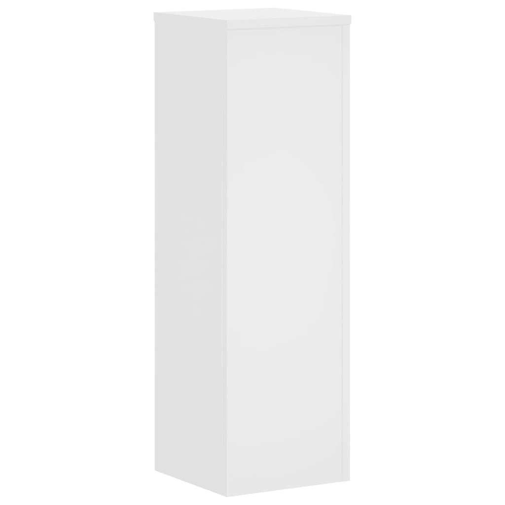 Suportes p/ plantas 2 pcs 25x25x80 cm derivados madeira branco