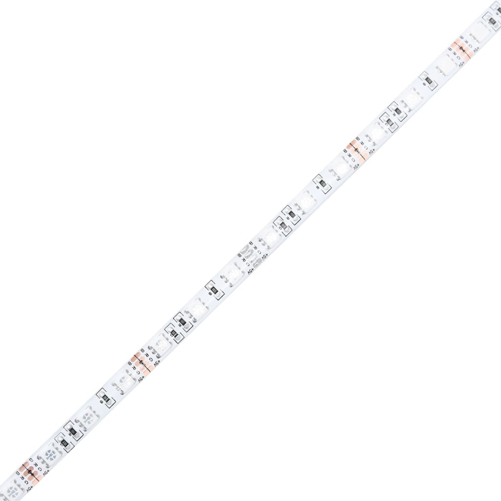 Mesas cabeceira c/ LEDs 2 pcs derivados madeira cinza cimento