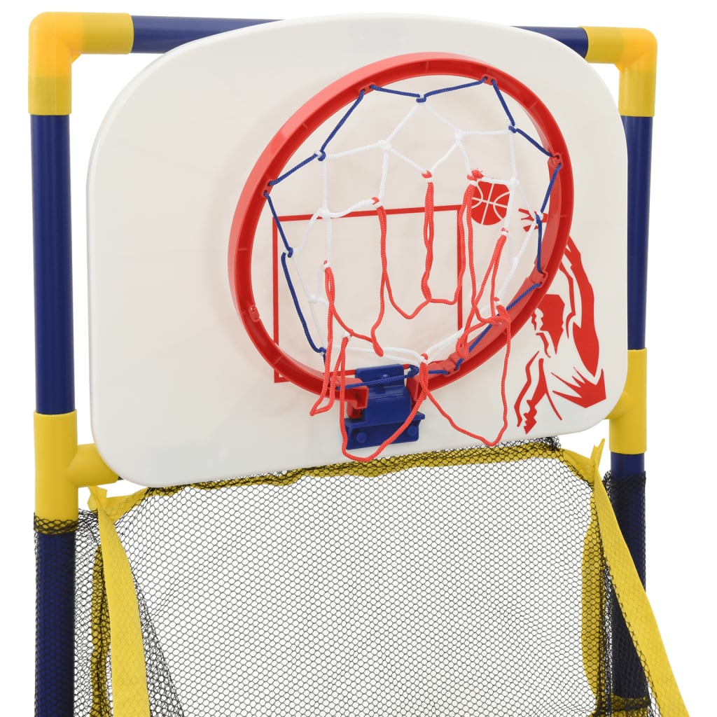 Conj. jogo de basquetebol arcade com bola e bomba 45x86x127 cm