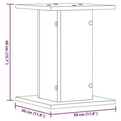 Suportes p/ plantas 2 pcs 30x30x40 cm derivados de madeira