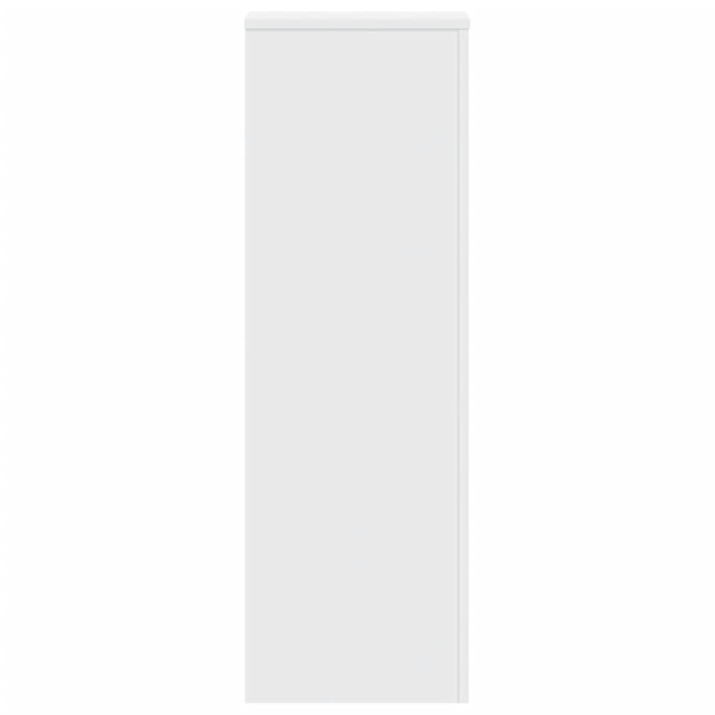 Suportes para plantas 2pcs 33x33x100cm derivados madeira branco