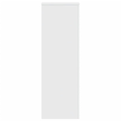 Suportes para plantas 2pcs 33x33x100cm derivados madeira branco