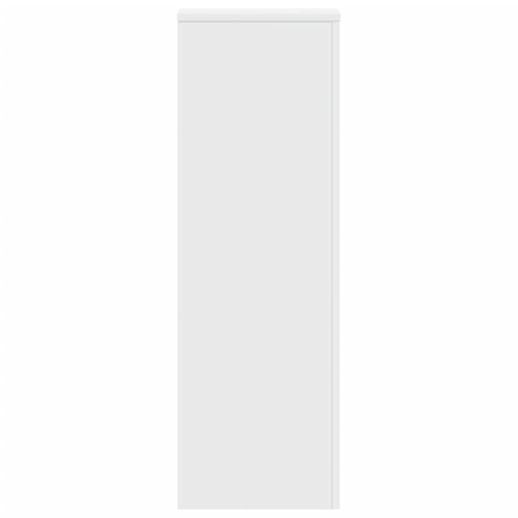 Suportes para plantas 2pcs 33x33x100cm derivados madeira branco