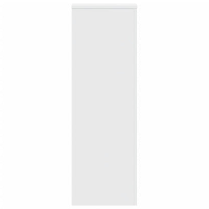 Suportes para plantas 2pcs 33x33x100cm derivados madeira branco