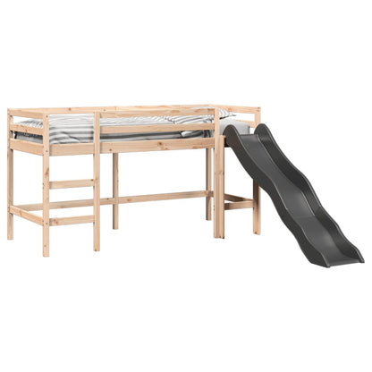 Cama alta para criança sem colchão 90x200 cm pinho maciço