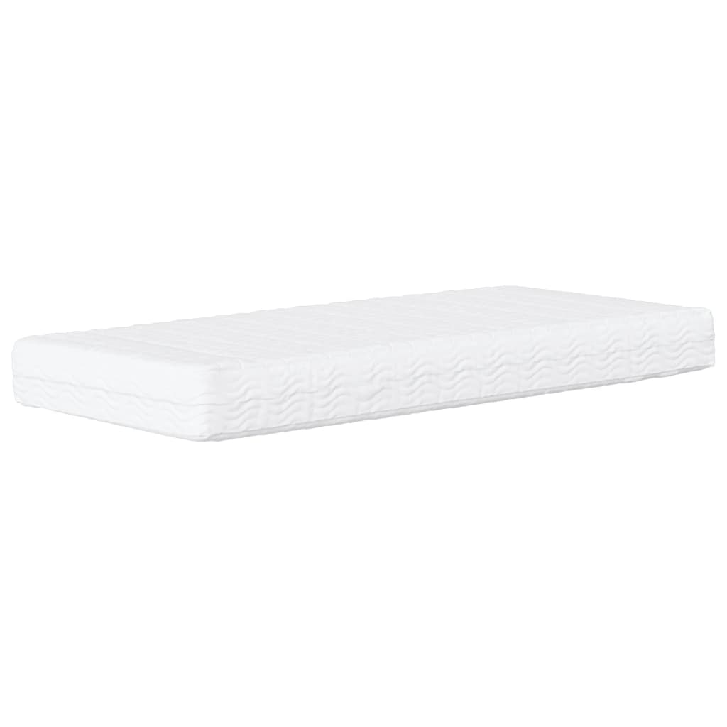 Colchão de espuma 80x210 cm dureza H2 H3 branco