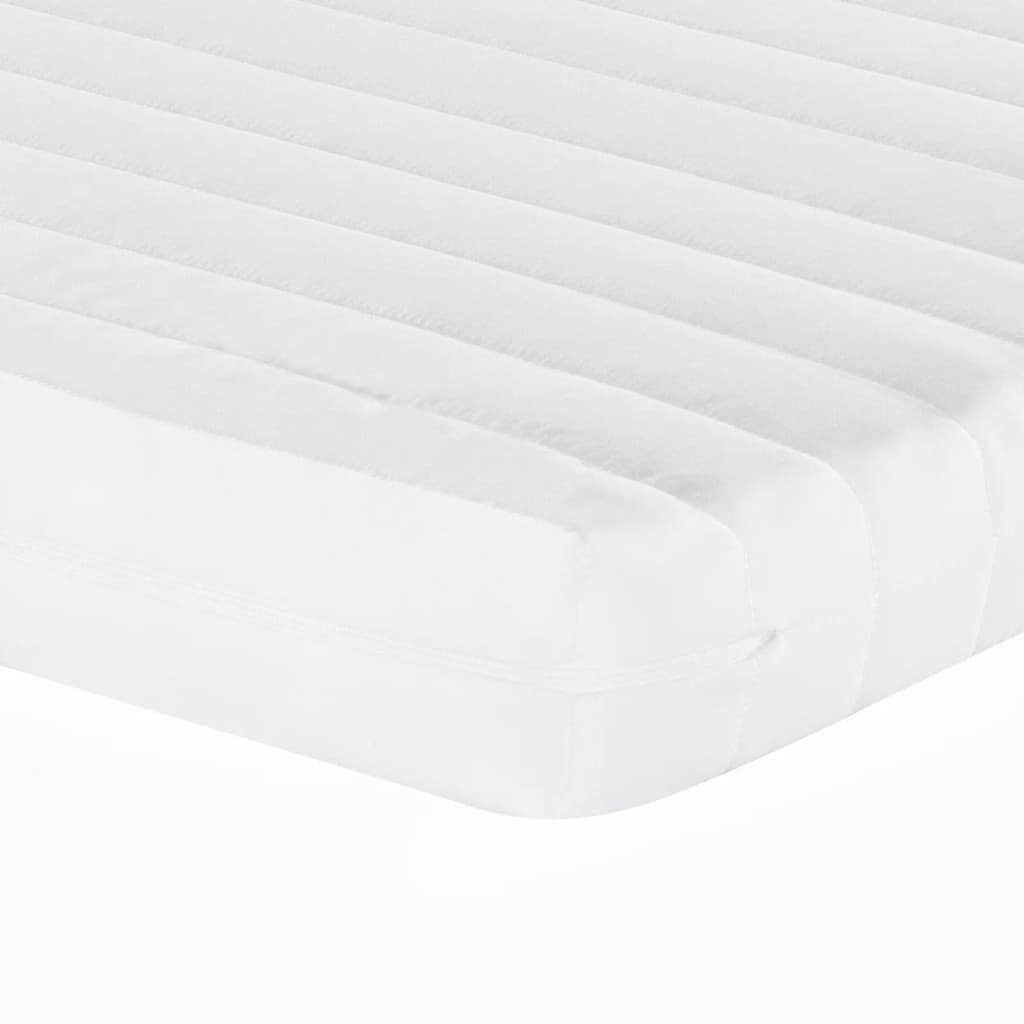 Colchão de espuma 80x210 cm 7 zonas dureza 20 ILD branco