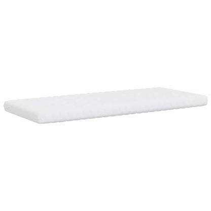 Colchão de espuma 90x210 cm 7 zonas dureza 20 ILD branco