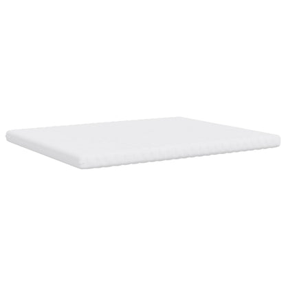 Colchão de espuma 200x220 cm 7 zonas dureza 20 ILD branco