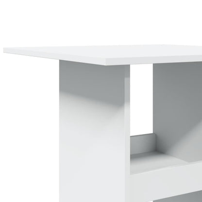 Mesa de bar c/ arrumação 60x60x102 cm derivados madeira branco