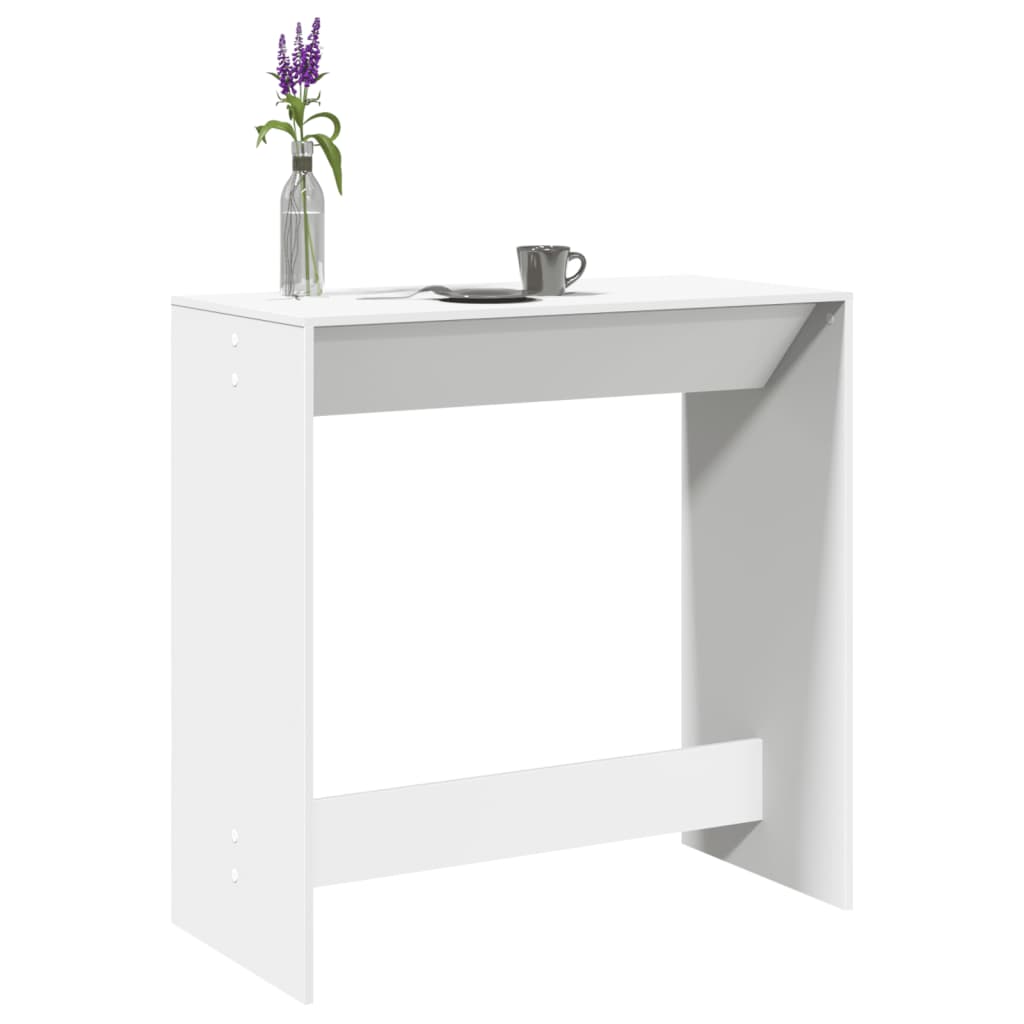 Mesa de bar 102x50x103,5 cm derivados de madeira branco