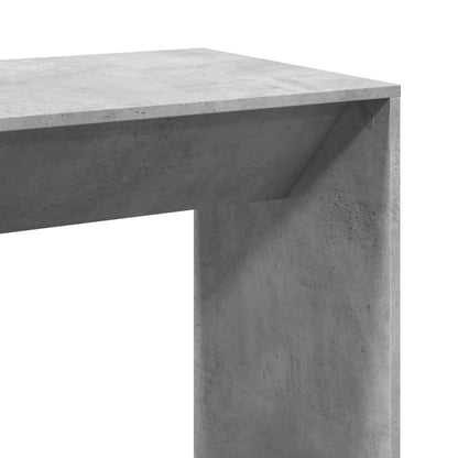 Mesa de bar 102x50x103,5 cm derivados madeira cinzento cimento