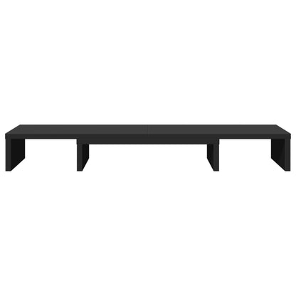 Suporte para monitor ajustável derivados de madeira preto