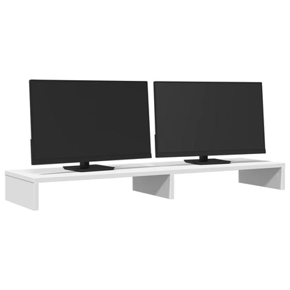 Suporte para monitor 100x27x10 cm derivados de madeira branco