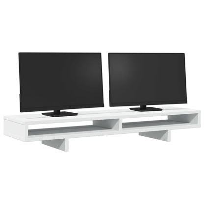 Suporte para monitor 100x27x15 cm derivados de madeira branco