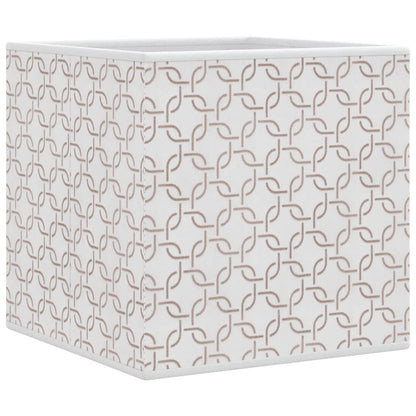 Caixas de arrumação dobráveis 4 pcs 32x32x32 cm TNT creme