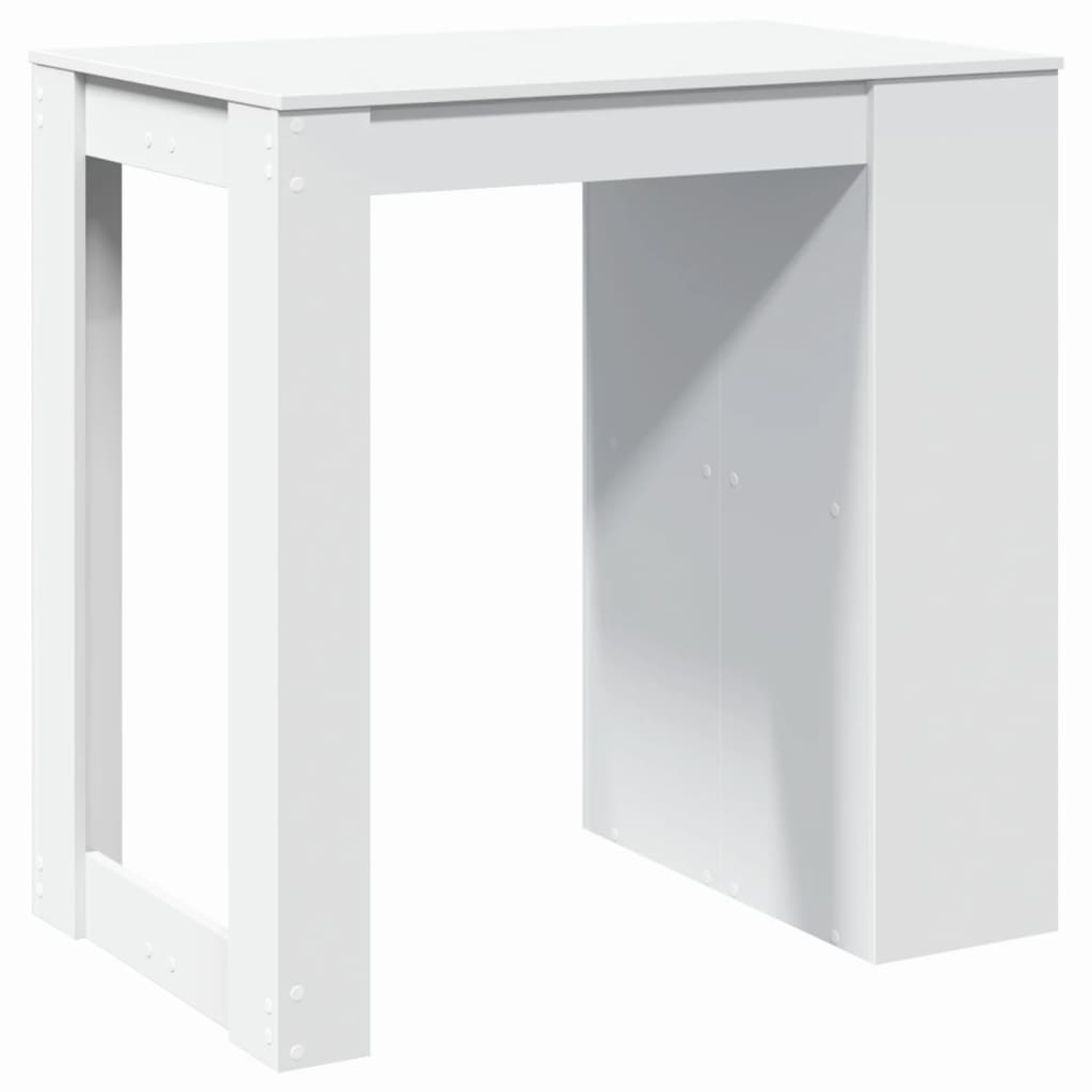 Mesa de bar 102x70x103,5 cm derivados de madeira branco