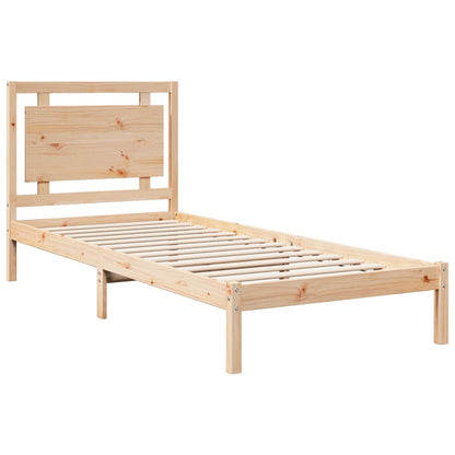 Cama extra longa sem colchão 90x210 cm madeira maciça