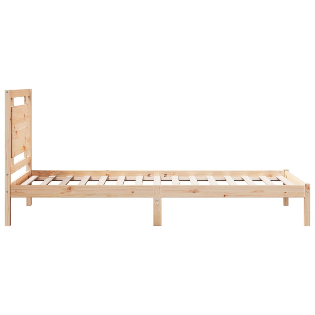 Cama extra longa sem colchão 90x210 cm madeira maciça