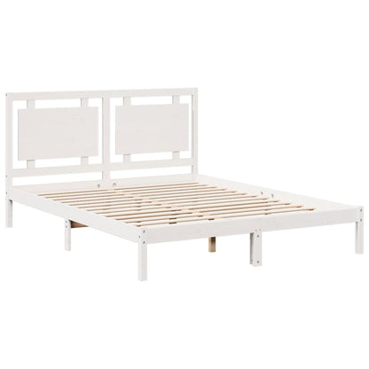 Cama extra longa sem colchão 140x210 cm madeira maciça