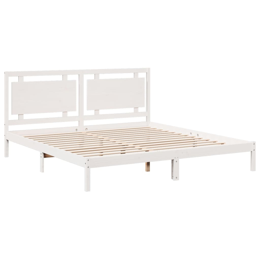 Cama extra longa sem colchão 180x210 cm madeira maciça