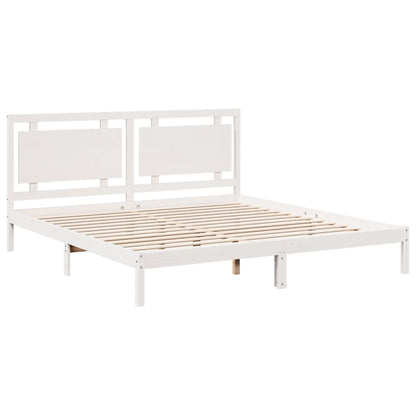 Cama extra longa sem colchão 180x210 cm madeira maciça